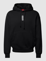 Hoodie mit Label-Detail Modell 'Diushi' von HUGO Schwarz - 11