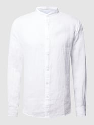 Freizeithemd aus Leinen Modell 'Camicia' von Zeybra Weiß - 27