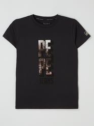 T-Shirt aus Baumwolle Modell 'Carter' von Pepe Jeans Grau - 34
