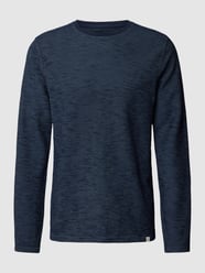 Longsleeve in melierter Optik von Fynch-Hatton Blau - 9