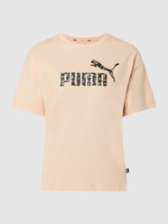 Relaxed Fit T-Shirt mit Logo-Print von PUMA PERFORMANCE Pink - 36