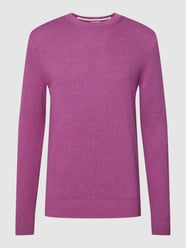 Strickpullover mit Rundhalsausschnitt Modell 'Basic Crewneck' von s.Oliver RED LABEL Rot - 31