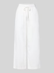 Wide Fit Stoffhose aus Leinen-Mix mit Viskose-Anteil Modell 'Ina' von Soyaconcept - 38