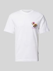 T-Shirt mit Motiv-Print Modell 'TAMPA' von Jack & Jones Weiß - 4