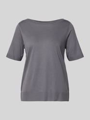 Regular fit T-shirt van mix van katoen en lyocell van Marc O'Polo - 4