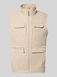 Kamizelka o kroju regular fit z naszywanymi kieszeniami model 'Bergheim' od Icepeak - 17