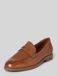 Loafers met gestructureerde zool van Tamaris Bruin - 4