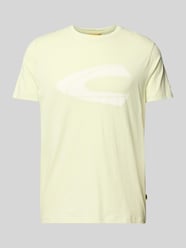 T-Shirt mit gerippten Abschlüssen von camel active - 4