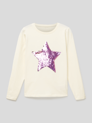 Longsleeve mit Applikation aus Pailletten von Name It Rosa - 22