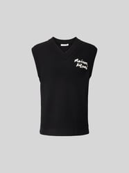 Tanktop in Ripp-Optik von MAISON KITSUNÉ - 5