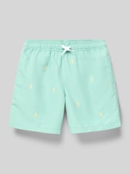 Zwembroek met all-over borduursel model 'TRAVELLER' van Polo Ralph Lauren Teens - 2