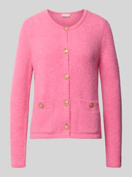 Strickjacke mit Rundhalsausschnitt und Knopfleiste von Milano Italy - 33