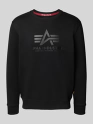 Sweatshirt mit Logo und Rundhalsausschnitt von Alpha Industries - 19