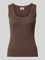 Tanktop met ronde hals model 'TAVIRA' van DRYKORN Beige - 38
