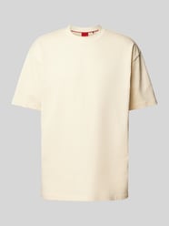 T-Shirt mit Label-Detail Modell 'Dplanitee' von HUGO Beige - 35