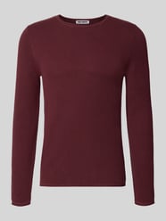 Slim Fit Pullover aus reiner Baumwolle von REVIEW Bordeaux - 28