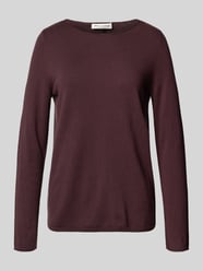 Regular Fit Strickpullover aus Woll-Mix von Marc O'Polo Bordeaux - 4
