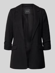 Długi longblazer o kroju regular fit z dodatkiem wiskozy model 'FRIDA' od VERO MODA - 8