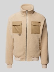 Jacke aus Teddyfell mit Brusttaschen von Antony Morato Beige - 28