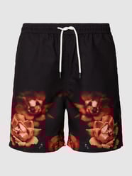 Badehose mit floralem Muster von REVIEW Schwarz - 46