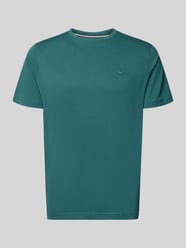 T-Shirt mit Rundhalsausschnitt und Logo-Stitching von LERROS - 26