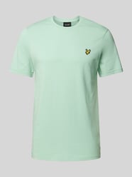 T-shirt z naszywką z logo od Lyle & Scott Zielony - 15