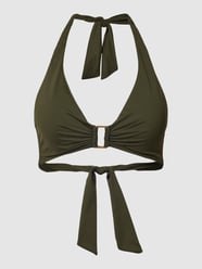 Bikini-Oberteil mit Neckholder von Lauren Ralph Lauren Grün - 20