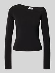 Longsleeve mit asymmetrischer Ausschnittlinie Modell 'BELLA' von NOISY MAY® - 27