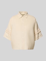 Loose fit overhemdblouse van puur linnen model 'PALA' van Weekend Max Mara Beige - 10