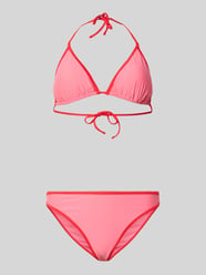 Zestaw bikini w fasonie trójkąta, krój slim fit od Shiwi - 19