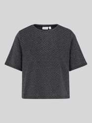 T-Shirt mit schimmerndem Allover-Design von PIECES - 10