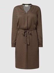 Kleid mit Allover-Muster Modell 'Nellie' von Minus Schwarz - 13