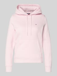 Regular fit hoodie van katoenmix van Tommy Jeans Fuchsia - 4