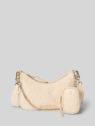 Handtas met labelapplicatie, model 'BVICE' van Steve Madden Beige - 11