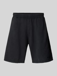 Relaxed fit sweatshorts met labelprint van REVIEW - 11