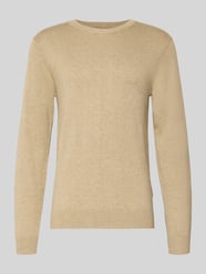 Strickpullover mit gerippten Abschlüssen Modell 'BELLS' von Casual Friday Beige - 31
