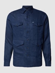 Regular Fit Freizeithemd mit Pattentaschen Modell 'SPORT' von Polo Ralph Lauren Blau / Türkis - 6