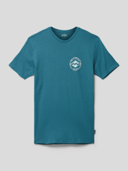 T-shirt z wyhaftowanym motywem model ‘ROTOR DIAMOND’ od Billabong Niebieski - 31
