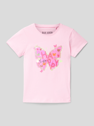 T-Shirt mit Paillettenbesatz von Blue Seven Rosa - 29