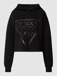 Hoodie mit Label-Detail Modell 'ALISA' von Guess Activewear Schwarz - 21