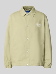 Regular Fit Bomberjacke / Blouson aus reiner Baumwolle Modell 'Biyo2631' von HUGO Blue - 34