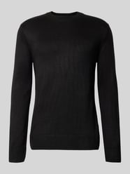 Sweter o kroju regular fit z prążkowanej dzianiny od Tom Tailor Denim - 2
