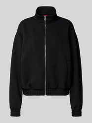 Regular fit sweatjack met structuurmotief, model 'DARGIE' van HUGO - 14