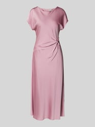 Cocktailkleid mit Knotendetail von V by Vera Mont Pink - 10