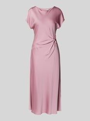 Cocktailkleid mit Knotendetail von V by Vera Mont Pink - 26