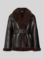 Regular Fit Jacke in Leder-Optik Modell 'Teddy' von Gina Tricot - 20