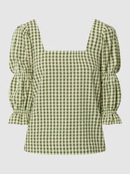 Blusenshirt mit Vichy-Karo  von Tom Tailor Denim Grün - 27