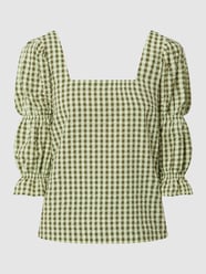 Blouseshirt met vichy-ruit  van Tom Tailor Denim Groen - 13