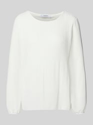 Langarmbluse mit Plisseefalten und Rundhalsausschnitt von ZABAIONE - 37