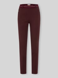 Super Slim Fit Hose aus Viskose-Mix Modell 'LILLYTH' von Raphaela By Brax Bordeaux - 1
